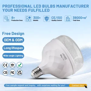 B22 LED Bulb 20W 30W 40W 50W 60W E27