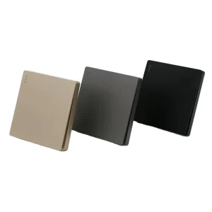 BENDI C2 1 Gang 1 Way Tempered Glass Wall Switch 10A 220V PC Material for App Compatible IP20 Traditional Retro Style