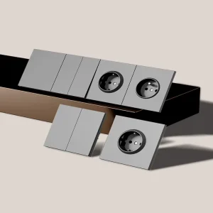 BENDI C6 EU & Russian Standard Modular Wall Switch Socket Panel with IP20 Protection Custom Combination for Home Project