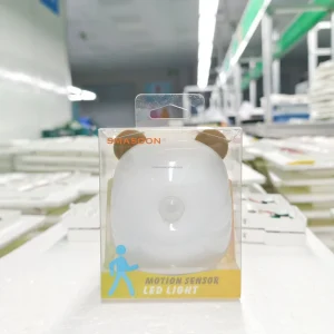 BSCI White LED Motion Sensor Cabinet Light ABS Sensor Control for Warehouse Use