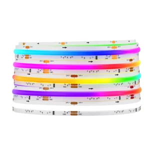BTF Lighting FCOB SPI RGBW IC LED Light WS2814 Addressable 784 LEDs DC24V Dream Color RGBW Flexible COB Digital Led Pixel Strip
