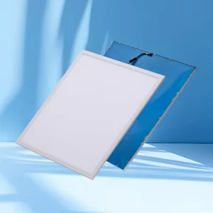 Banqcn Edge Lit LED Flat Panel Light 2x2ft IP54 Waterproof Ceiling Side Light Panel for Dust Free Workshop Hospital Laboratory