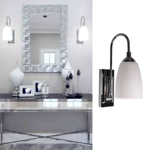 Battery Operated Wall Sconce Living Room Bedroom Indoor Wall Light Fixture Bathroom Lighting Dresser Wall Lamp