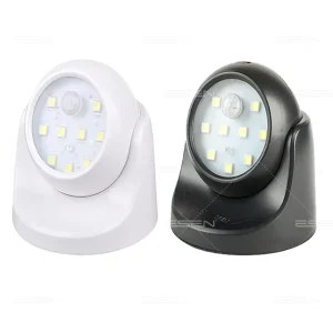 Battery-Powered LED Motion Sensor Night Light with Automatic On/Off