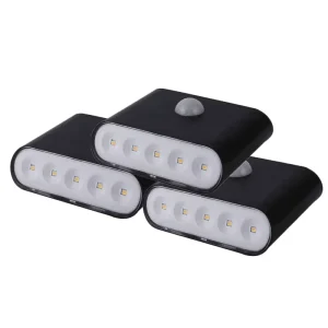 Battery-Powered PIR Motion Sensor LED Emergency Light