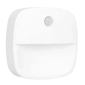 Battery-Powered White LED Motion Sensor Light with Touch Control