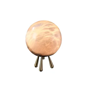 Bedroom Bedside Decorative Desk Lamp Simple Spanish Marble Ball Creative Hotel Table Lamp