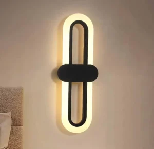 Bedroom Bedside LED Wall Light Modern Minimalist for Living Room Background Oval Shape LED Wall Lamp
