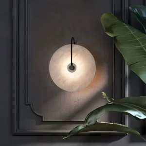 Bedroom Bedside Study Decorative Iron Circle LED Wall Lamp for Indoor Corridor Living Room Hotel Background Modern Art Lights