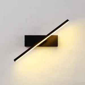 Bedroom Bedside Wall Light 330° Rotatable Adjustable Light Angle Indoor LED Wall Lamp Simple Light Fixture Aluminum AC90 260V