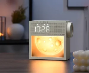 Bedroom Dual Alarm Clock with Wake-Up Light, 20 Natural White Noises, 25 Ringtones, Timer, and Night Light