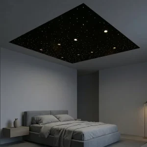 Bedroom Fiber Optic Star Ceiling Panel Soundproof
