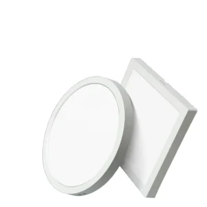 Best Prices Led Panel Light 2 Warranty 12w 18W 24W 40W Led Slim Panel Light Surface Mount Led Round Panel Light Plastic Housing