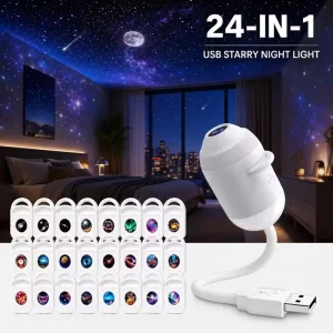 Best Seller Christmas New Smart Romantic 3D Starry Ocean Projection Night Lamp Led Cosmic Starry Sky Projector Lamp for Home Use