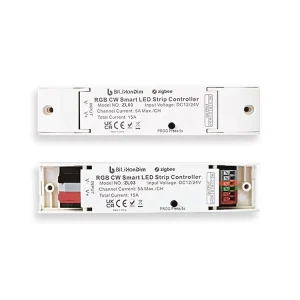 Bilihondim Zigbee Smart Home Control RGB Dimmer 1 Channel 200W 24 12V 16 Million Colors 30M Range Wall in Wireless Control
