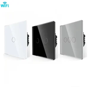 Bingoelec 1 2 3 4 Gang 1 Way Wireless Remote Control Switch Tuya Smart Home Wifi Wall Light Touch Smart Switch