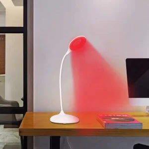 Block No Strobe Blue Light 625~630nm 3W Modern Battery Powered Stepless Dimmable Touch Control Rechargeable LED Desk Lamp for