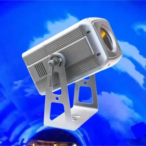 Blue Sky Clouds Aluminum Led Ceiling Light Gobo Projector IP65 Rated Outdoor Advertising Light DMX Control 30 45 60 Beam