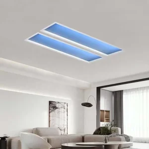 Blue Sky Natural LED Smart Home Artificial Skylight for Living Room 10000K Modern Design Remote Phone Control IP54 Rated