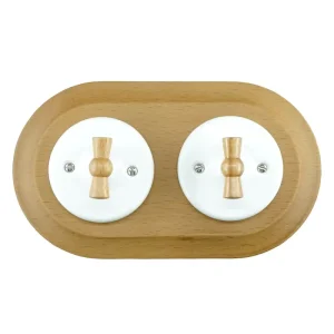 Borgerman High Quality Vintage Ceramics Wall Switch Retro Toggle Switch 10a 110v 250v Ceramics Panel Wall Socket for Home