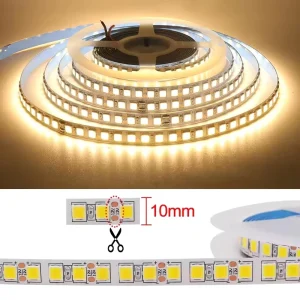 Brightest Flexible LED Ribbon 5054Model 12V120LEDsPerMeter IP20 Design for OutdoorIndoor Lighting