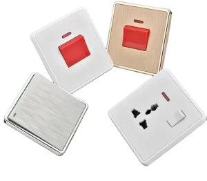 British Standard 13A Universal Wall Switch Socket Multi Function Electrical Socket 16A 10A 45A Max Current 250V
