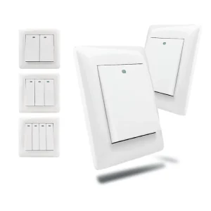 British Standard Retro 4 Way 3 Way IP44 1 Gang PC Material Wall Switches Direct Sales From Chinese Manufacturers