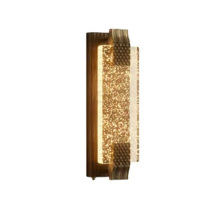 Bubble Crystal Stainless Steel Wall Lights Modern 3 Color Temp AC 85 265V Waterproof LED Remote Control Dimmable CRI 85 20000