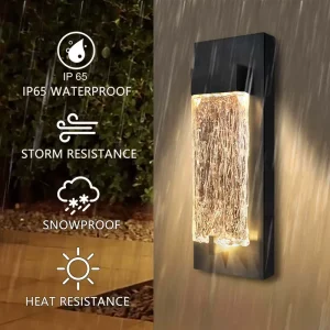 Bubble LED Wall Lamp Outdoor Modern Sconce for Patio Garden Balcony and Villa Lighting