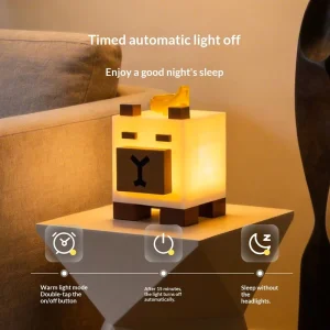 Building Blocks LED Night Lamp for Kids with Touch Control