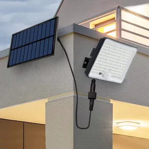 CE Certified ABS 1.5W Waterproof Outdoor Garden Separated LED Solar Sensor Light with Solar Panel