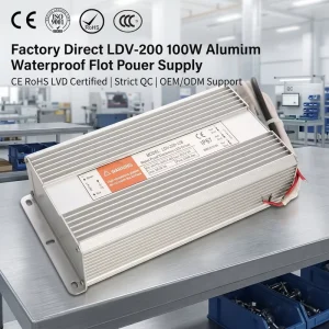 CE Certified IP67 Waterproof 200W LED Driver AC 110-230V 5V 12V 24V 36V 48V Outdoor Lighting Switching Power Supply