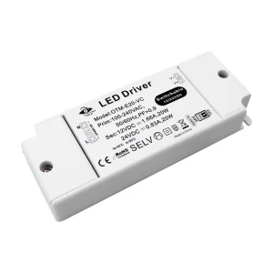 CE Certified Output Voltage Switchable 12 24Vac Constant Voltage LED Driver 60W LED Power Supply LED Transformer 12V 24V