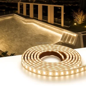 CE RoHS Certified Factory 12V 24V Outdoor 50m 100m IP68 Waterproof Cuttable LED Strip Light Bulk Reel for Project