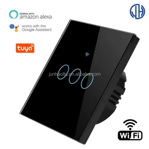 CE RoHS Certified Smart Switches 1~4 Gang Smart Home Products WiFi Light Switch Alexa Google Home Wireless 2.4GHz Remote Control