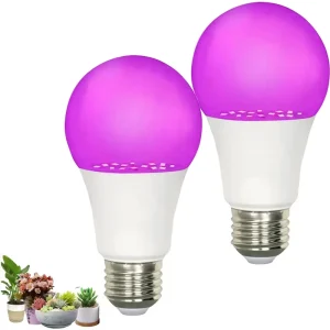 CE RoHS FCC 9W 11W Full-Spectrum E26/E27 LED Grow Light Bulb for Indoor Plants
