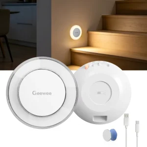 CE RoHS Rechargeable Warm White Dimmable Frameless LED Sensor Night Light