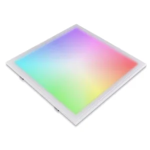 CE RoHS Smart RGBW Panel Light 40W 600x600mm Dimmable Color Changing Commercial Ceiling Light