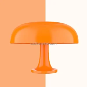 CHUSE Acrylic High Light Orange Mushroom Lamp Colorful Night Table Lamp