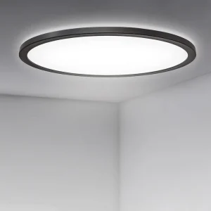 CM282405 Modern Round Copper Ceiling Lamp Brass Decorative Light for Living Room Bedroom Restaurant