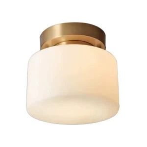 CM286013 Modern Copper and Glass Ceiling Lamp for Living Room Bedroom Restaurant
