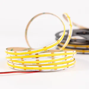 COB CCT LED Strip Light 2700K-6500K 24V Flexible 608 LEDs Smart White Strip 10mm Cuttable