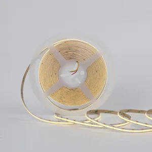 COB Dual Color Temperature LED Strip 8mm Pitch 608 LEDs 576 LEDs 12V 24V Low Voltage Smart Dimming IP20 Light Bar