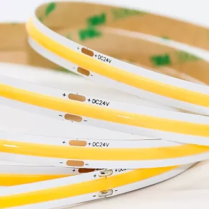 COB LED Strip 320 LEDs 5m 24V Flexible RA90D Light String