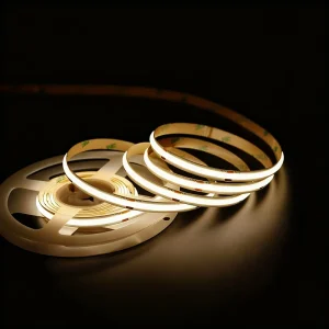 COB LED Strip Light 384 LEDs/m 3000K/4000K/6000K 24V 8mm USB/Wi-Fi Flexible Uniform Light for Outdoor Advertising