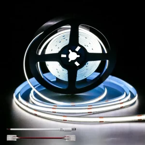 COB LED Strip Light DC12V 24V 320 LEDs/m for Mirror Lighting and Room Decoration