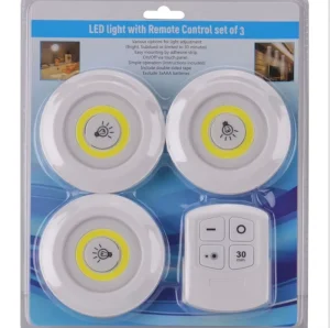 COB LED Wireless Remote Control Induction Lamps Pasteable Mini Touch Kitchen Bedroom Staircase Closet LED Night Lights