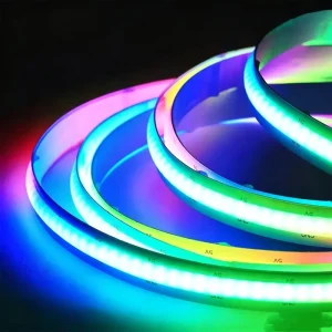 COB Pixel LED Strip Light DC5V 180 LEDs/m 90 Pixels/m Addressable Smart Light