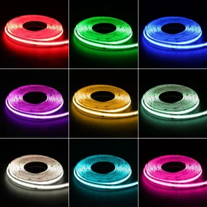 COB RGB LED Strip Lights 840LEDs m RGB Ribbon Tape Light DC 24V USB IP68 Ambient Colorful TV Backlight DIY Game PC 5m for Room