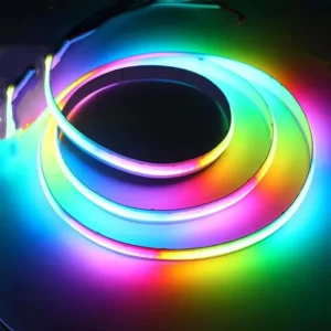 COB Smart RGBIC LED Strip Light 12V/24V Addressable RGB Flexible 160 LEDs 360D/432D/480/576/720